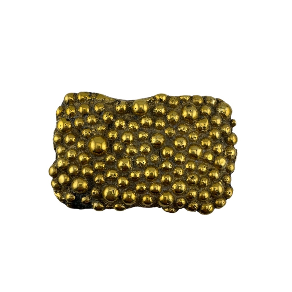 Vintage Heavy Brass Belt Buckle - Picture 7 of 7